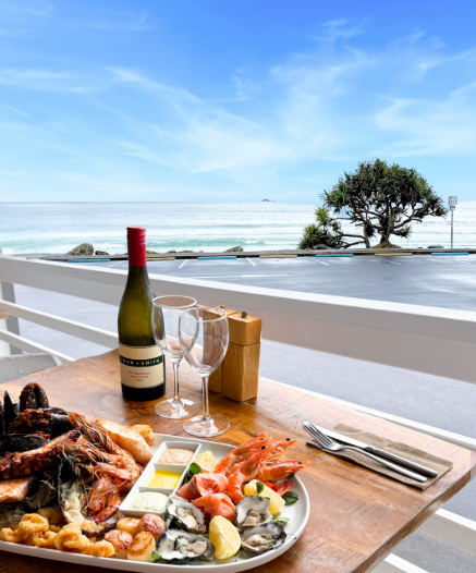 Almuerzo con vista al mar Byron Bay